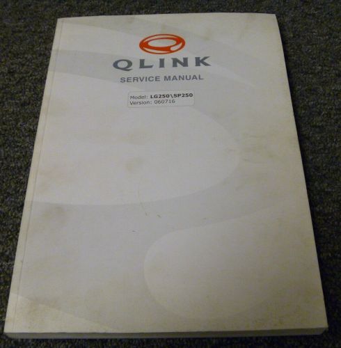 Qlink SP250 Sapero 250 Motorcycle Shop Service Repair Manual 060716