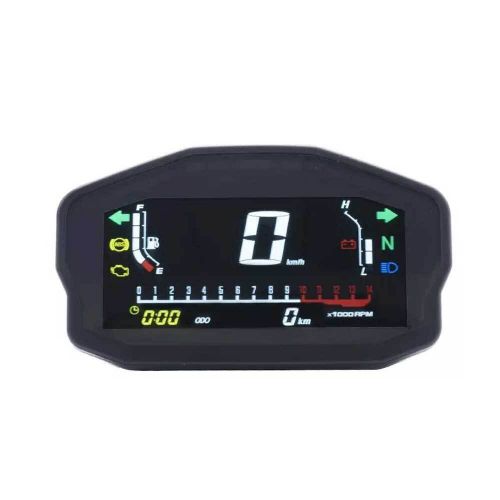 Motorcycle portable display panel digital speedometer lcd odometer instrument