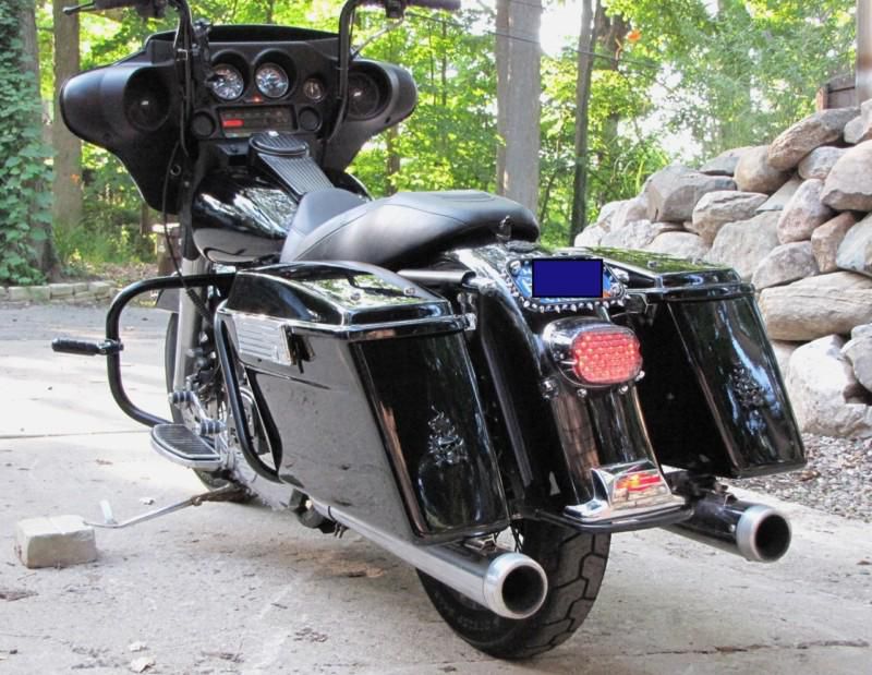 Buy Custom Harley Bagger-All Black-24k mi-ya gotta see on 2040-motos