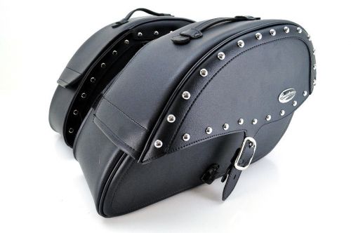 Saddlemen Desperado Teardrop Saddlebags with Shock Cutaway 3501-0460