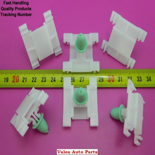 10 pieces side moulding clip white for vw: 1h0853585b golf 3 and vento side