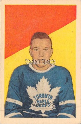 1952-53 Parkhurst Gordon Hannigan RC #54 Toronto Maple Leafs NHL VG+