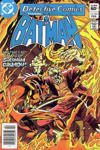 Detective comics #523 (newsstand) fn; dc | batman solomon grundy february 1983 -