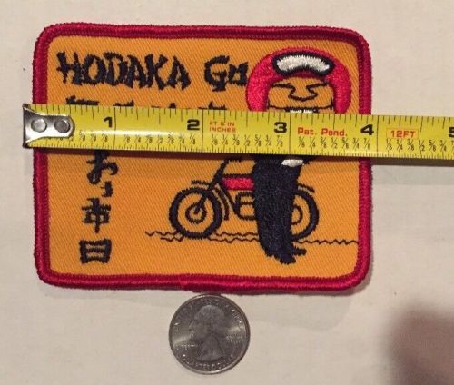 Hodaka Go Sideways Patch Vintage NOS Motorcycles Biker 70s Rat Hot Rod Funny