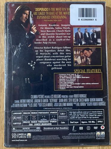 Desperado (DVD, 2003, Special Edition) New Sealed! Selma Hayek, Antonio Banderas