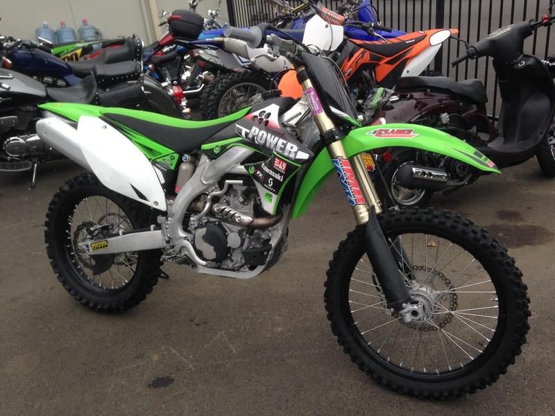 2011 kawasaki kx 450f   