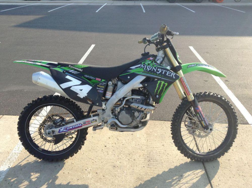 2012 kawasaki kx250f  mx 