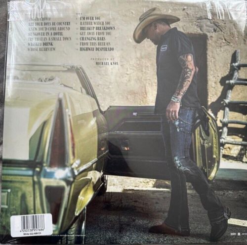 Jason Aldean - Highway Desperado Album White Vinyl (2023) New Sealed