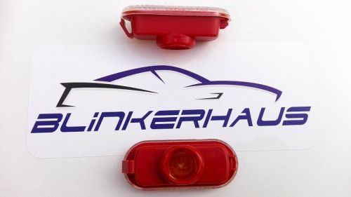 Red side indicators vw golf mk 3 convertible vento polo 6n passat 35i seat ibiza mk 2-