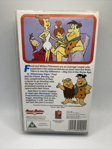 The Flintstones - Flintstone Flyer / Hot Hips Hannigan, PAL VHS Video Tape