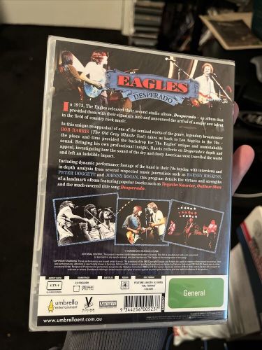 Eagles - Desperado (DVD, 2006) BRAND NEW music classic Free post AUS Region 4