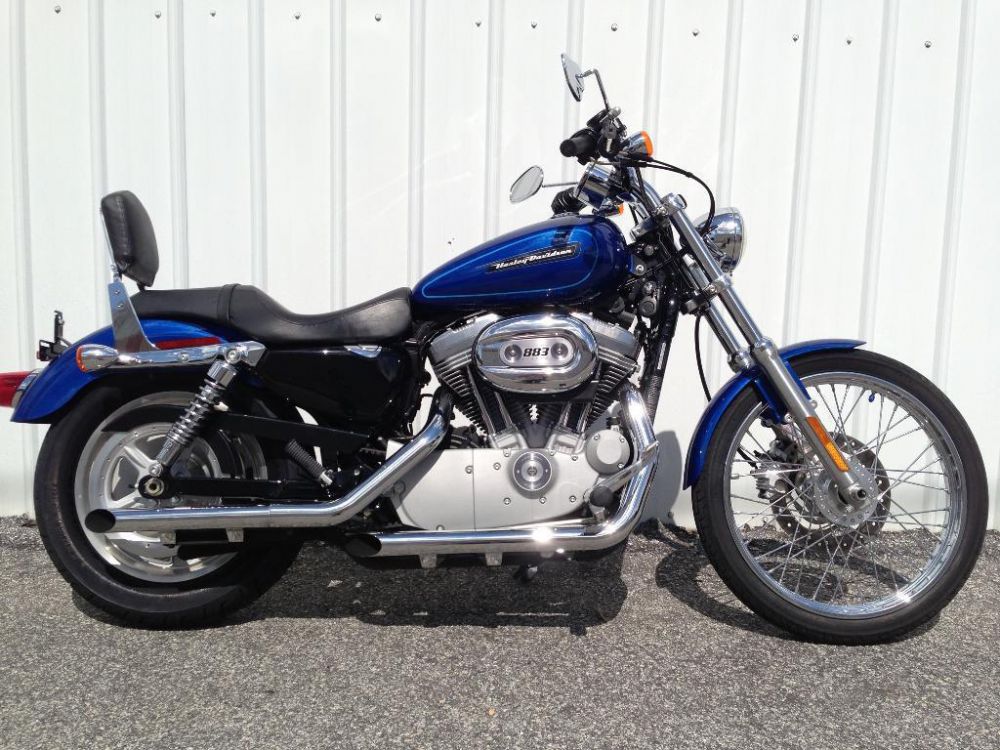 2009 harley-davidson xl 883c sportster 883 custom  cruiser 