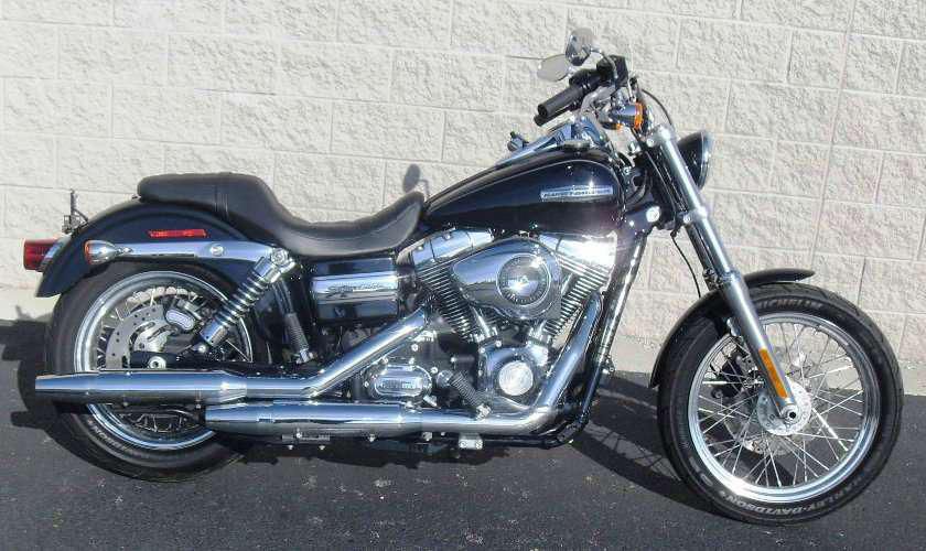 2010 harley-davidson fxdc dyna super glide custom  cruiser 