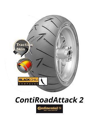 Benelli tnt 1130 rear tyre 190/50 zr17 continental contiroadattack2