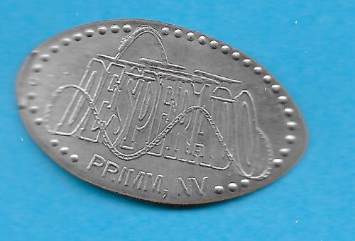 Desperado roller coaster logo pressed elongated quarter retired