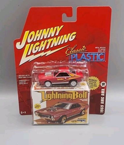 Johnny Lightning Classic Plastic 1969 AMC AMX 1:64 Hard To Find