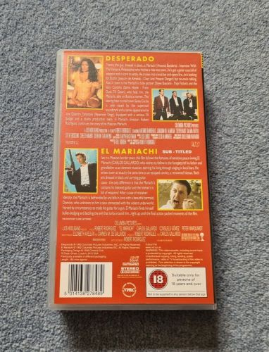 Desperado &amp; El Mariachi Classic VHS Video Cassette Tape **Antonio Banderas**