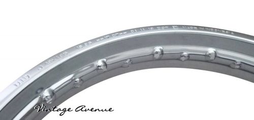 GENUINE ORIGINAL CHROME STEEL REAR D.I.D. DID WHEEL RIM 18 X 1.85 (36HOLES)