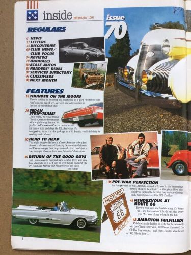 Classic American Magazine - February 1997 - 1966 Mustang, Route 66