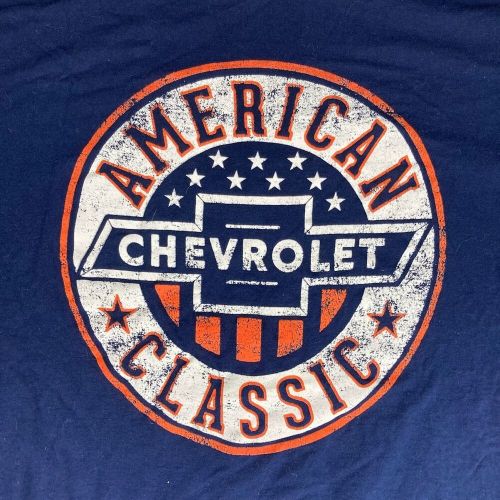 Nwot - gm men&#039;s chevrolet chevy american classic crew neck shorrt sleeve tee lg