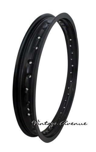 HODAKA ROAD TOAD 100 MODEL #99 ALUMINIUM (BLACK) FRONT+ REAR WHEEL RIM