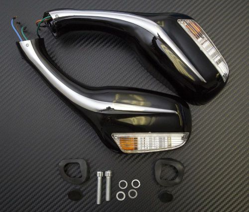 8mm Electric Rearview Mirrors Moped Motorcycle Scooter Terminator Vento Black