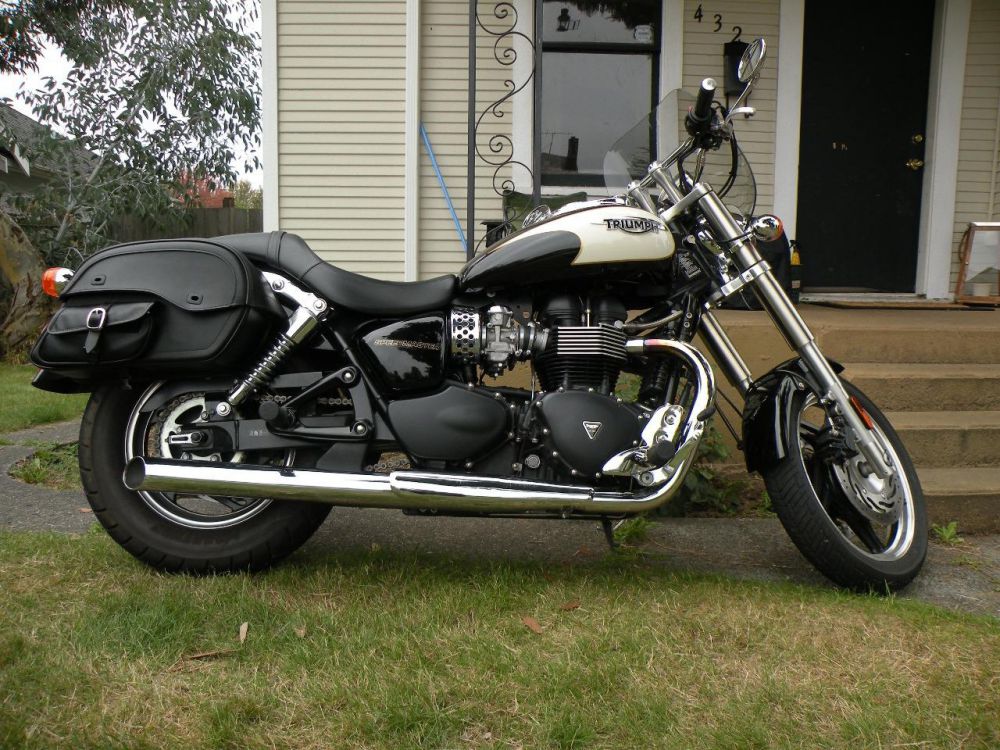 2009 triumph speedmaster phantom black cruiser 