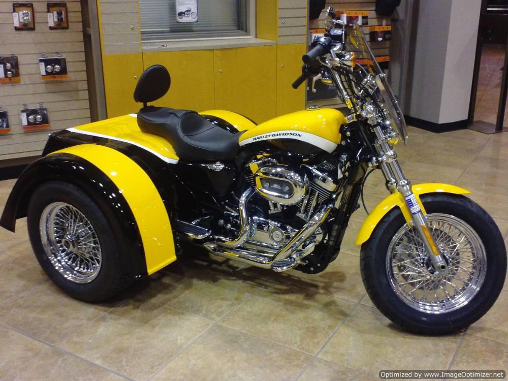 2012 Harley-Davidson XL1200CP Motor Trike Conversion Trike 