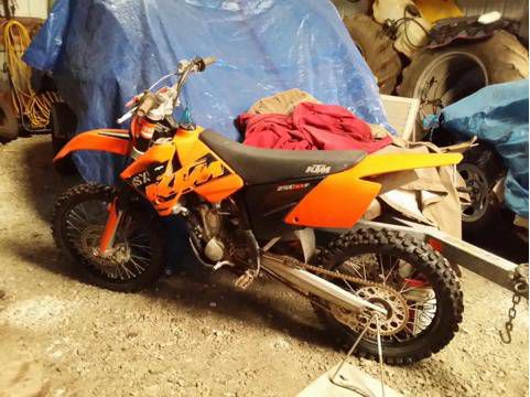 2005 ktm sfx 250 cc 6speed