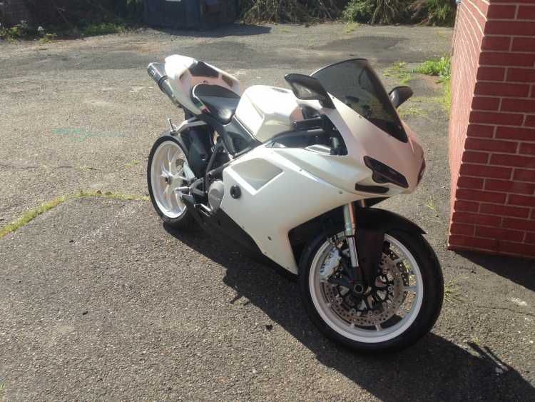 2008 Ducati 848 Pearl White