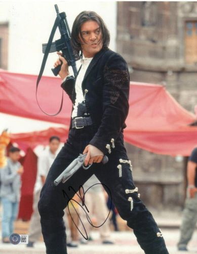 Antonio banderas signed 11x14 photo desperado autograph beckett coa 2