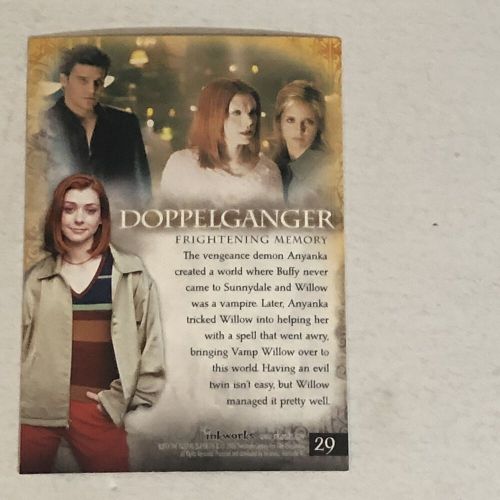 Buffy the vampire slayer trading card 2004 #29 alyson hannigan