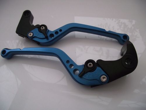 Hyosung GT250R (06-10), CNC levers long blue/black adjusters, F8/H8