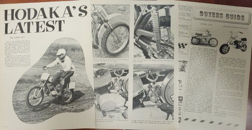 1970 hodaka super rat ace 90 4p motorcycle test article &amp;hodaka 100b article