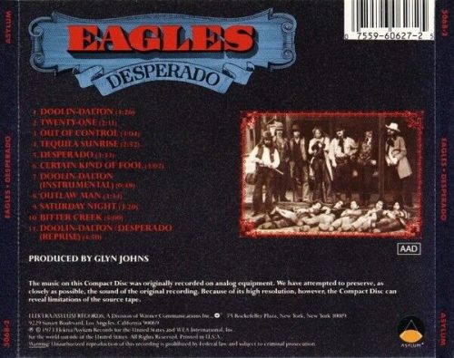 Eagles desperado cd target era made in japan for us asylum 50682 rare, like new!