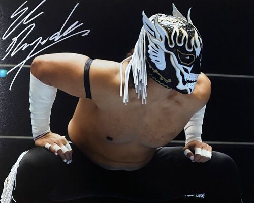 Autographed El Desperado 8x10 Promo Hand Signed With COA Pro Wrestling Ready