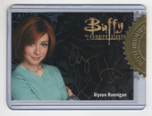 2017 Buffy Ultimate Collectors Set series 3 - Alyson Hannigan Gold Ink Auto