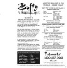 Buffy the vampire slayer season 4 trading cards dealer sell sheet inkworks 2000