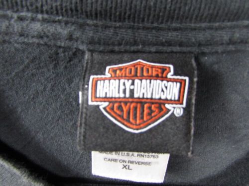 Harley-davidson motor american classic black men&#039;s t-shirt size xl