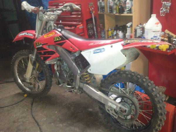 2001 honda cr 125 motocross bike