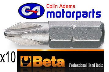 Beta bits for cross head Phillips screws - 3 - 861PH x10