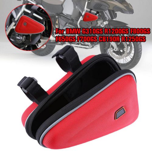 Motorcycle saddle bag storage bag case pouch accessories for engine guard bar