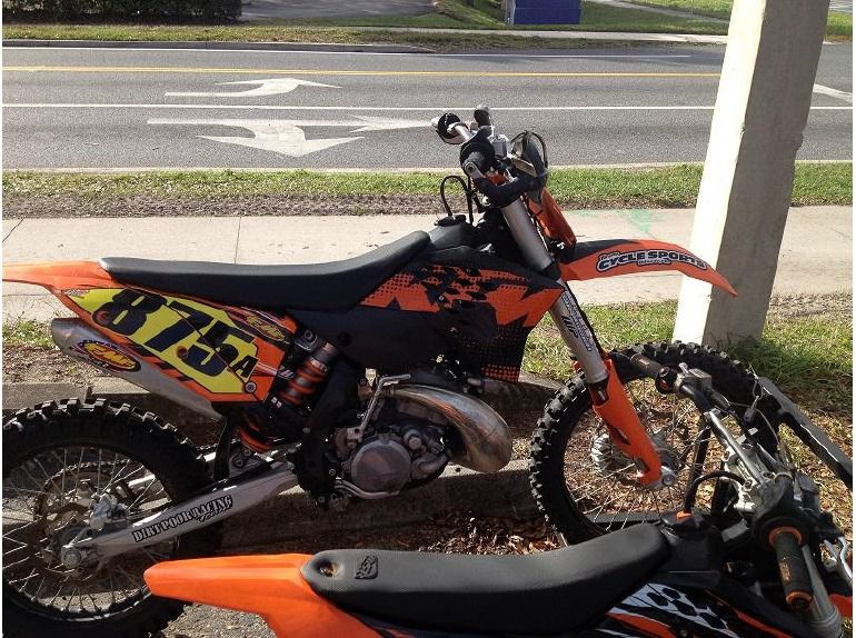 2009 ktm 200 xc-w 