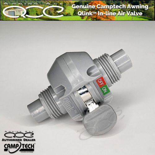 Camptech air qlink in-line shut off isolation valve (13mm)