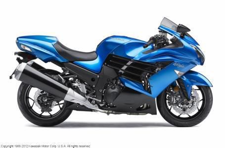 2012 kawasaki zx14r  sportbike 