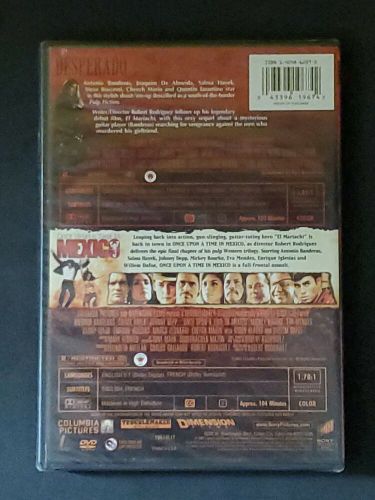 Desperado/Once Upon a Time in Mexico Ultimate Action Pack 2 DVD Set New Sealed