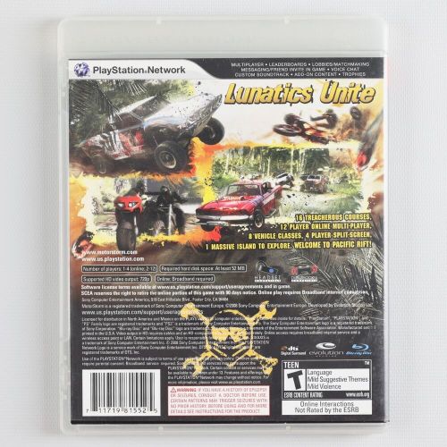 Motorstorm, pacific rift, apocalypse - sony playstation 3/ps3 video games