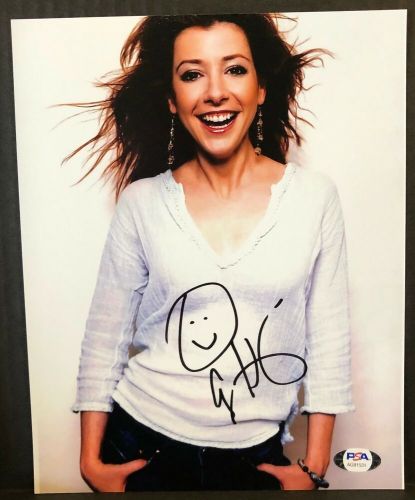 Alyson hannigan  signed 8x10 photo  authentic psa dna reprint