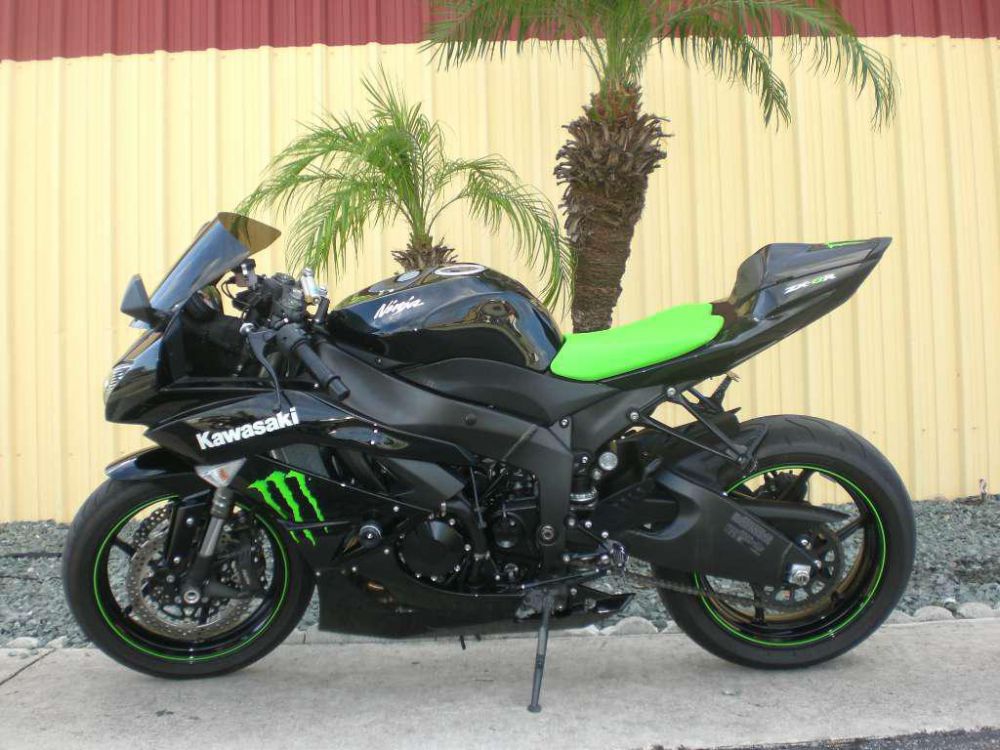 2009 Kawasaki Ninja ZX-6R Monster Energy for sale on 2040-motos