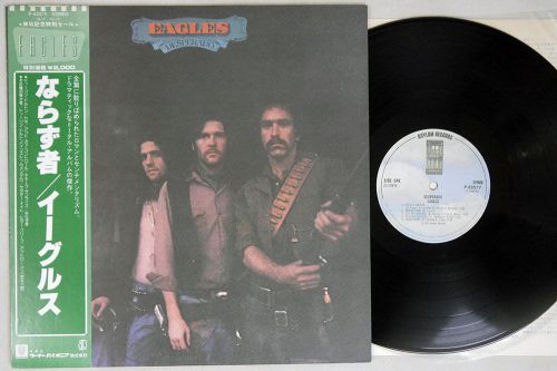 Eagles desperado asylum p-6557y japanese pressing obi vinyl lp